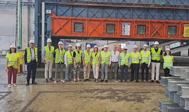 Ege Demir ve Demirdışı Metaller İhracatçıları Birliği Yönetim Kurulundan Kocaer Çelik’in İzmir Aliağa tesisine ziyaret