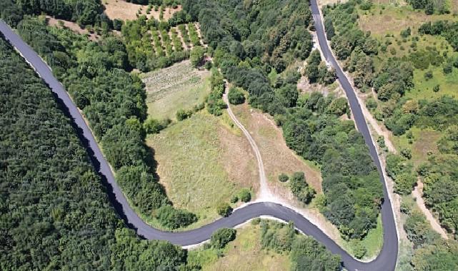 Karamürsel Senaiye-İznik yolu asfaltlandı