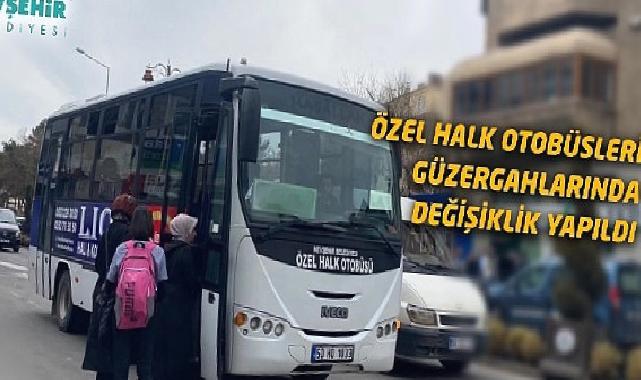 Özel Halk Otobüsü güzergahlarında geçici değişiklik