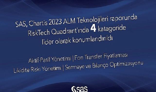 SAS, Chartis tarafından aktif-pasif yönetimi alanının lideri