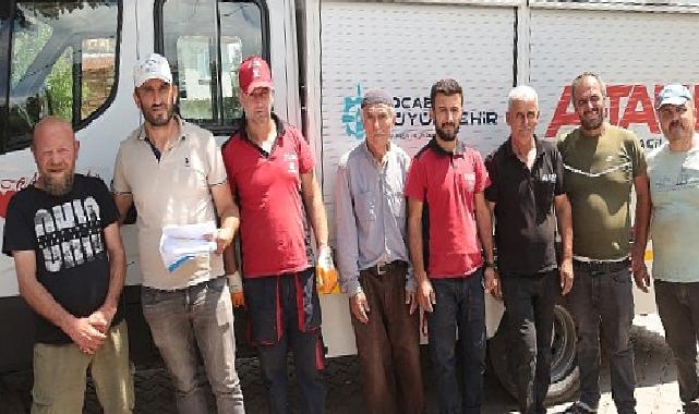 Selden tarlaları zarar gören çiftçilere destek