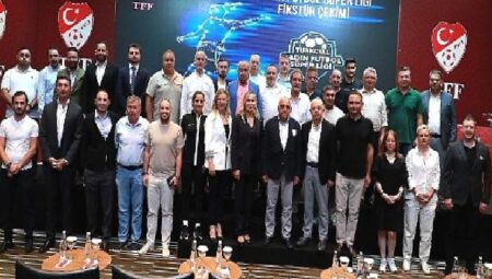 Turkcell Kadın Futbol Süper Ligi’nde 2023-2024 sezonu fikstür çekimi gerçekleştirildi