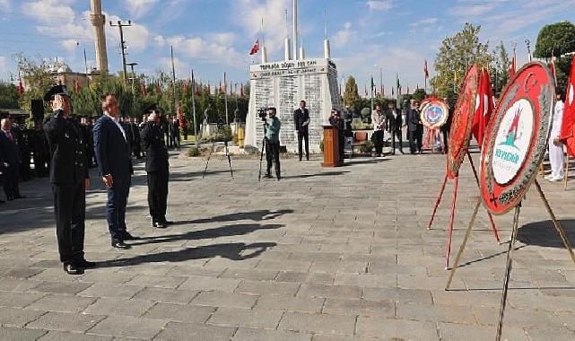 19 Eylül Gaziler Günü dolayısıyla tören düzenlendi