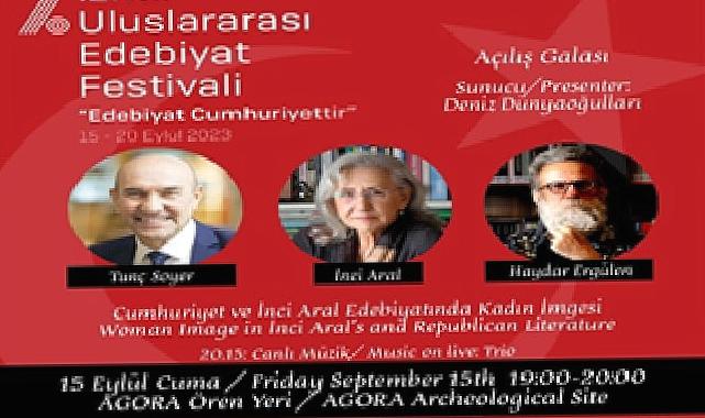 7. Uluslararası İzmir Edebiyat Festivali Başlıyor