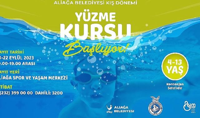Aliağa Spor ve Yaşam Merkezi’nde Yüzme Kursları Başlıyor