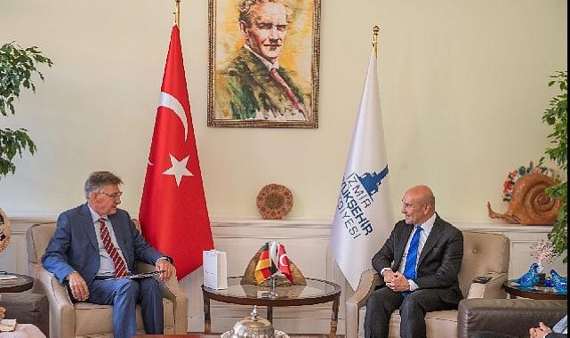 Almanya İzmir Başkonsolosu Schröer Soyer’i ziyaret etti