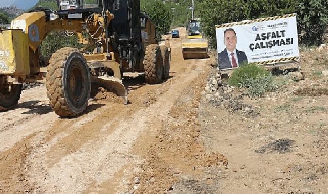 Antalya Büyükşehir’den Serik kırsalına asfalt