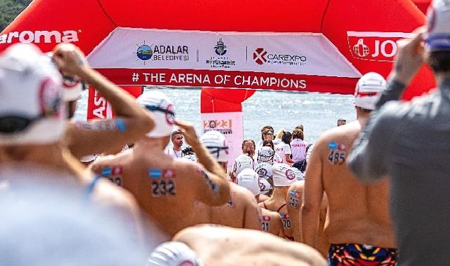 Aroma’nın resmi su sponsoru olduğu Aquamasters’ta 2500 yüzücü Heybeliada’da kulaç attı