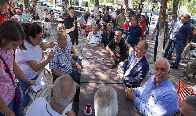 Başkan Çalık Emekliler Lokali’ni ziyaret etti
