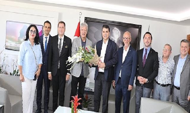 Demokrat Parti Lideri Uysal’dan Başkan Engin’e Ziyaret