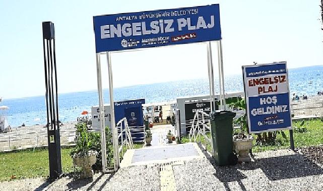 Engelsiz Plaj turistlerin de gözdesi