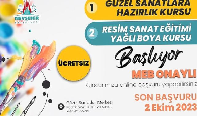 Güzel Sanatlar Fakültesi ve Liselerine hazırlanan gençler için ücretsiz kurs