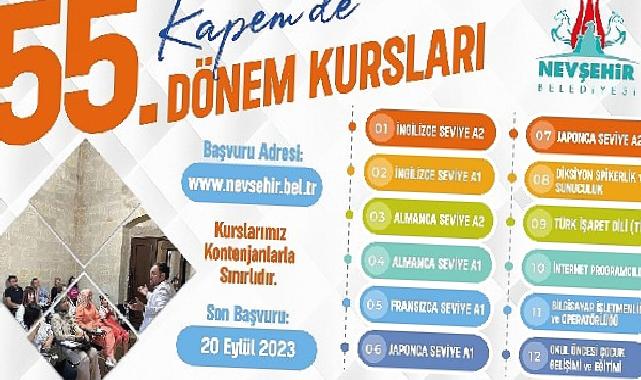 KAPEM’de 55. Dönem Kursları için kayıtlar başladı