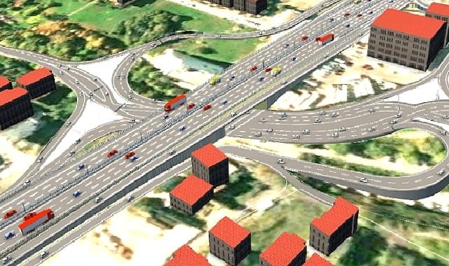 Kaşkaldere Kavşağı’nda yoğun çalışma