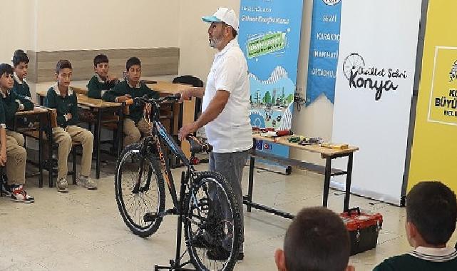 Konya Büyükşehir Okullarda Bisiklet Tamir ve Bakım Eğitimleri Veriyor