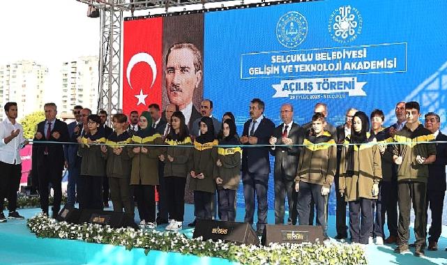 Milli Eğitim Bakanı Prof. Dr. Yusuf Tekin’in Katılımı İle Selçuklu Belediyesi Gelişim ve Teknoloji Akademisi’nin resmi açılışı gerçekleştirildi