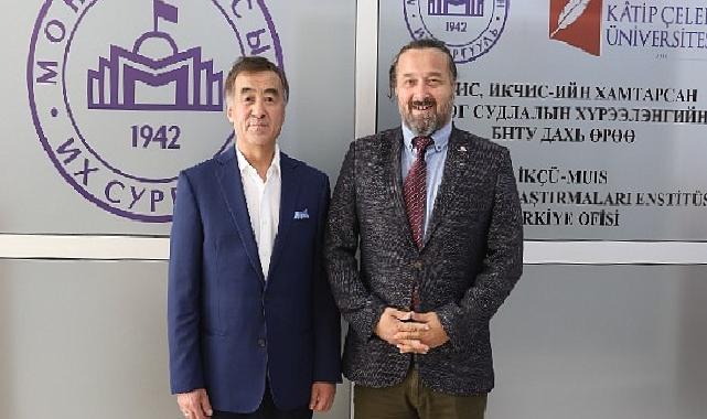 Moğolistan Büyükelçisinden İKÇÜ’ye Ziyaret