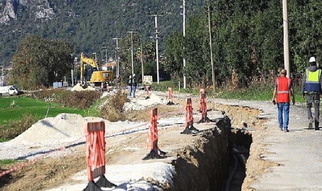 Ören’de Alt Yapı Çalışmaları Devam Ediyor