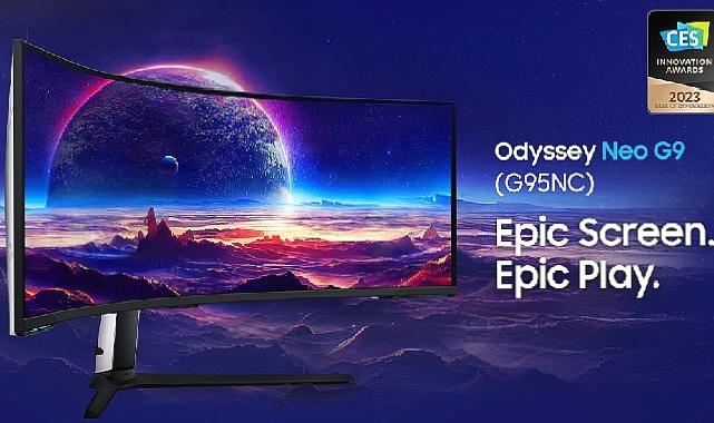 Samsung Electronics Dual UHD Oyun Monitörünü Tanıttı: Odyssey Neo G9 57