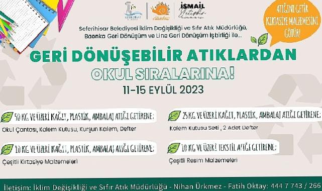 Seferihisar’da “Sıfır Atık” seferberliği