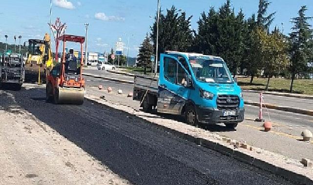 Şehir Hastanesine Durak Cebi Umuttepe Acil Girişine Asfalt