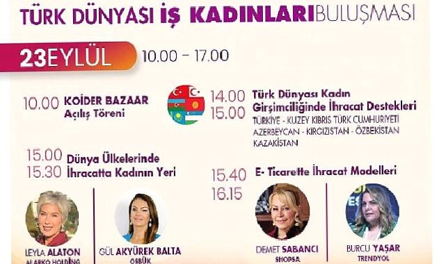 Türk Dünyasının Girişimci Kadınları Kocaeli’de Buluşuyor
