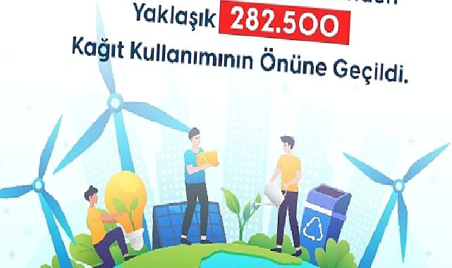 URBAS, 282 Bin 500 Kâğıt Tasarrufu Sağladı