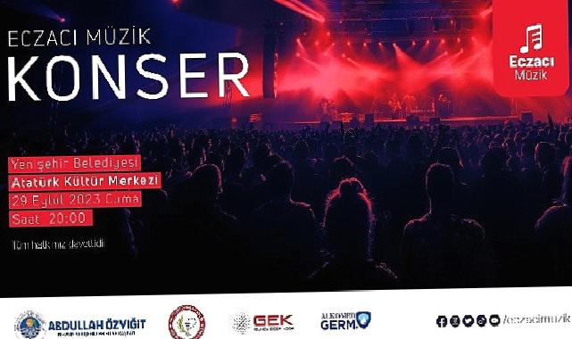 Yenişehir Belediyesi Eczacı Müzik konserine Ev Sahipliği Yapıyor