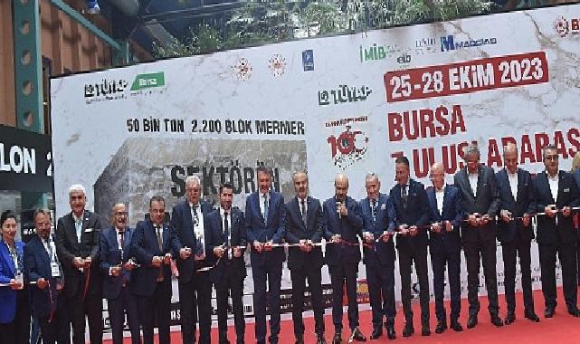 7. Bursa Blok Mermer Fuarı Kapılarını Açtı