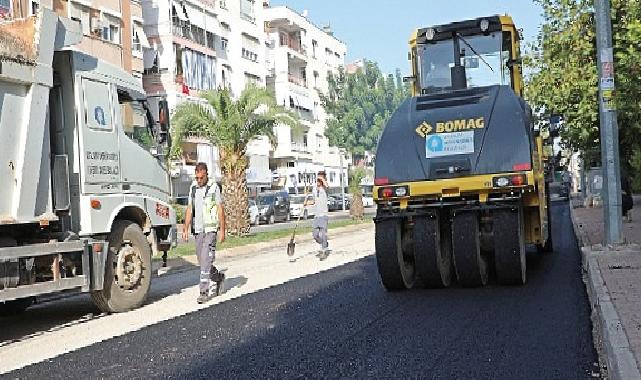 Antalya Büyükşehir yolları yenilemeye devam ediyor 