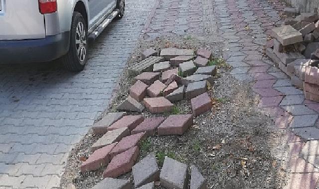 Arslanbucak’ta Yol ve Kaldırım Tamiratı Yapılıyor