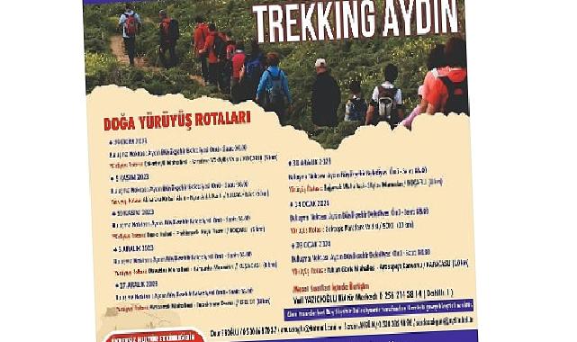 Aydın Büyükşehir Belediyesi, doğaseverleri “Trekking Aydın” etkinliği ile buluşturuyor