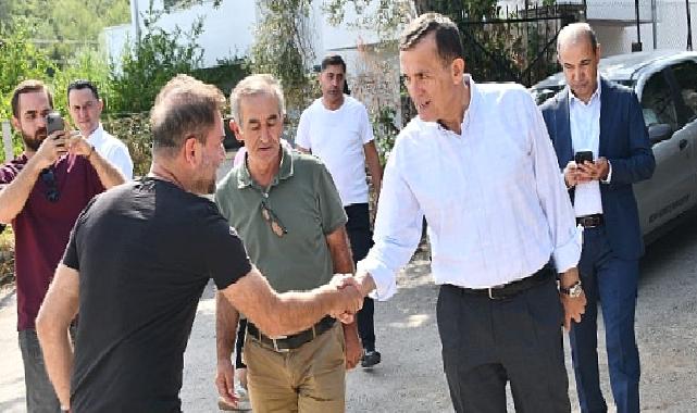 Başkan Abdullah Özyiğit, Kırsal Mahallelerde Devam Eden Çalışmaları İnceledi