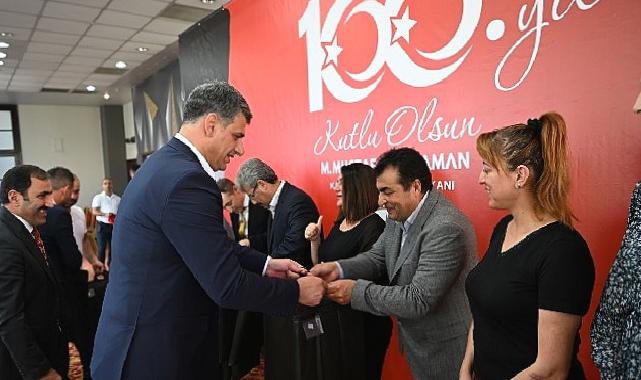 Başkan Kocaman’ın okul müdürleriyle 100 yıl buluşması
