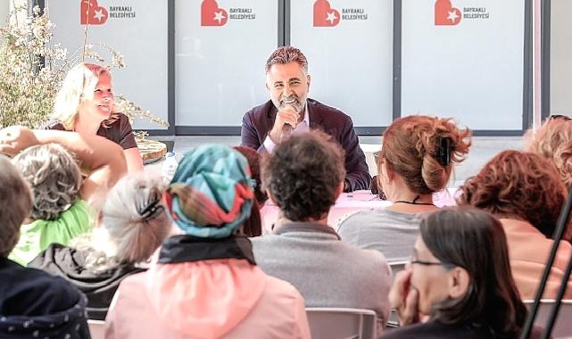 Başkan Sandal kadın kursiyerlerle buluştu