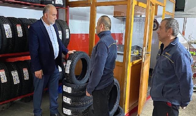 Başkan Sandıkçı Esnafları Ziyaret Etti