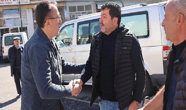 Başkan Savran, Kasaplar Çarşısı ve Belediye Caddesi Esnaflarını Ziyaret Etti