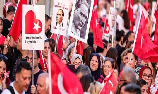Bayraklı’dan 10 bin kişilik kortej!