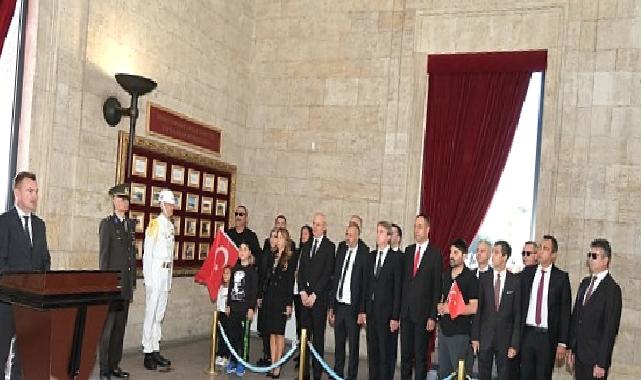 Borusanlılar’dan Cumhuriyetin 100. yılında Anıtkabir’e anlamlı ziyaret
