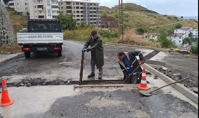 Canik’te Ekipler Alarma Geçti