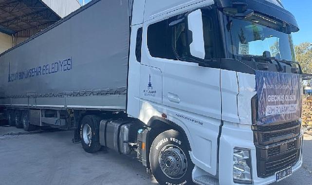 İzmir’den Hatay’a 244’üncü destek tırı gönderildi