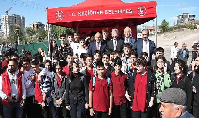 Keçiören’de Lavanta Bahçesi Kapalı Spor Salonu’nun Temeli Atıldı