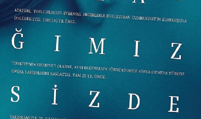 Siemens Türkiye Opera Yarışması Başlıyor