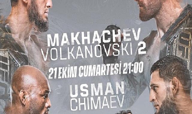 UFC’de “Yılın Dövüş Gecesi” Türkiye’de Sadece S Sport Plus’ta