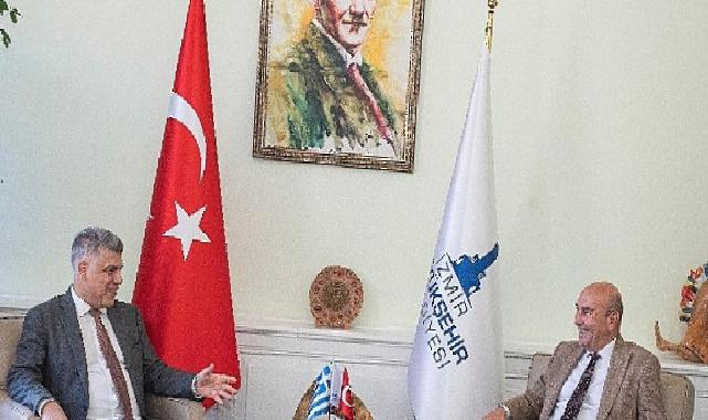 Yunanistan’ın İzmir Başkonsolosu Alexandros Kostas, Başkan Soyer’i ziyaret etti