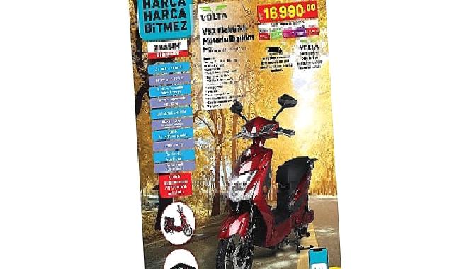A101 Kasım Ayına Elektrikli Bisikletle Merhaba Diyor