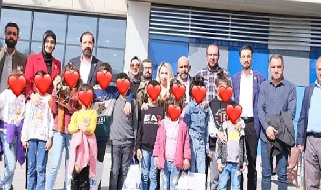 TÜMKİAD deprem çocuklarını sevindirdi