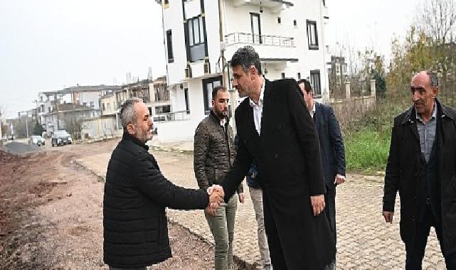 Başkan kocaman çalışmaları yerinde inceledi
