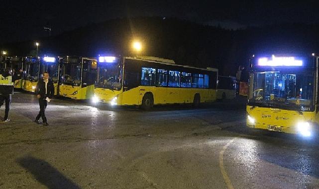 İBB, gece hatları ile İstanbulluların hizmetinde