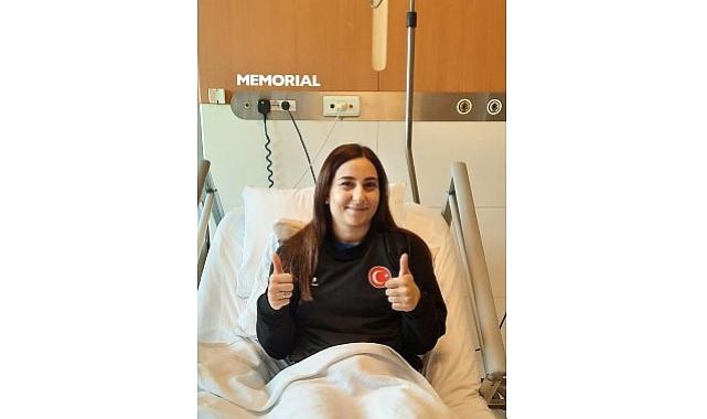 Milli Hentbolcu Beyza Karaçam, Ön Çapraz Bağ Ameliyatı Oldu